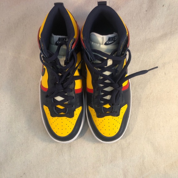 Nike Dunk High Rebel ‘Michigan’ Blue Shoes - Picture 3 of 5